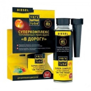 VERYLUBE Многофункциональная присадка для дизельного двигателя «В ДОРОГУ» 5 в 1 (250мл)