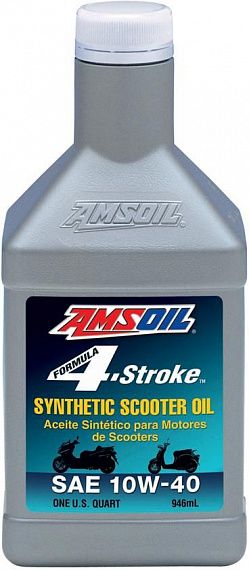 Масло моторное AMSOIL 4Т Formula 4-stroke Synthetic Scooter Oil 10W-40 (0,946л)