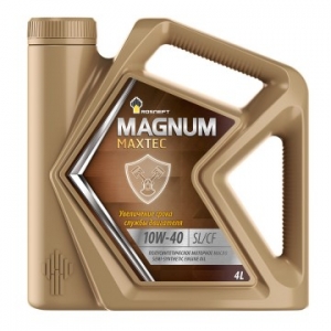 Моторное масло Rosneft Magnum Maxtec 10W-40 SL/CF, 4л