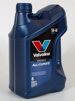 Моторное масло Valvoline All Climate 5W-40, 5л
